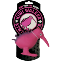Kiwi Walker - Kiwifågel i latex -Rosa - 10cm